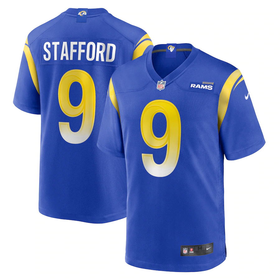 Youth Los Angeles Rams 9 Matthew Stafford Nike Royal Limited NFL Jerseys